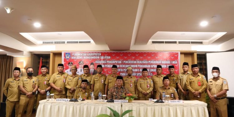 Buka Kegiatan Fasilitasi RUP APBDP TA 2022, Wabup Bolsel Apresiasi PBJ Setda
