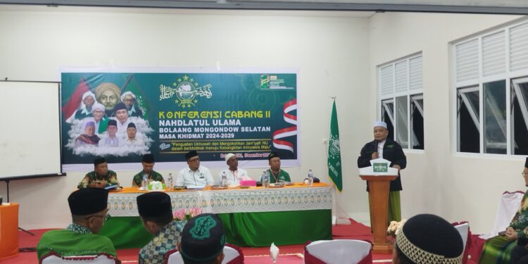 Hajrin Saripi, Lc, resmi terpilih sebagai Rois Syuriah PCNU Bolsel Periode 2024-2029