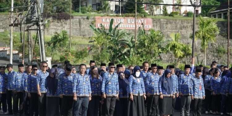 Pimpin Apel Korpri perdana tahun 2025, Bupati Iskandar tekankan kedisiplinan dan tanggung jawab