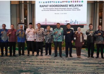 Bupati Iskandar Ikuti Rakorwil TPAKD se-Sulut dan Gorontalo Tahun 2025