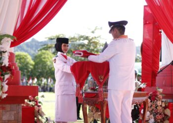 Upacara HUT RI Ke-80 Tahun Di Bolsel Berjalan Dengan Sukses dan Penuh Hikmad