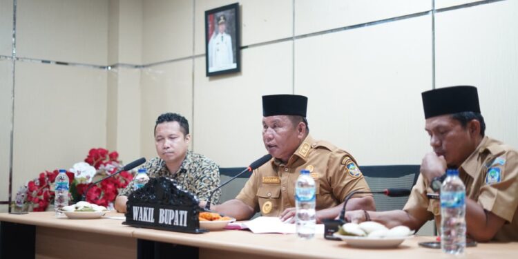 Terima Tim BPK-RI, Wabup Deddy : Seluruh OPD Agar Kooperatif Selama Pemeriksaan