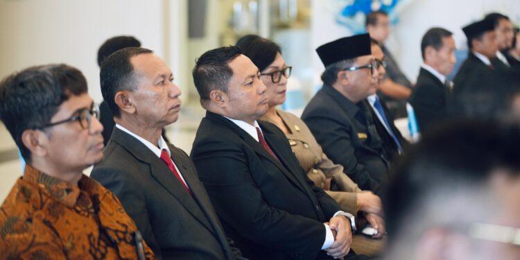 Wakili Bupati Sekda Arvan Hadiri Pengukuhan Kepala Perwakilan BPKP Sulut