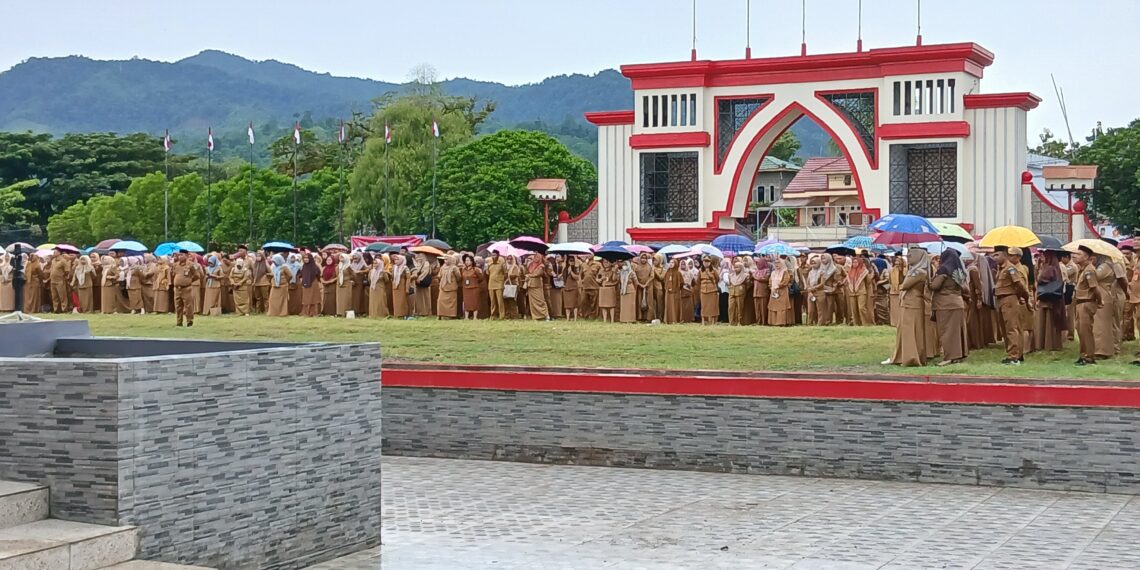 Awali Tahun 2026, Pemkab Bolsel Gelar Apel Perdana Dengan Semangat Baru